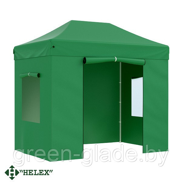 Тент-шатер быстро сборный Helex 4321 3х2х3м полиэстер зеленый