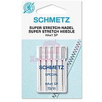 Набор игл супер-стретч SCHMETZ SUPER STRETCH №75 (5 шт.)