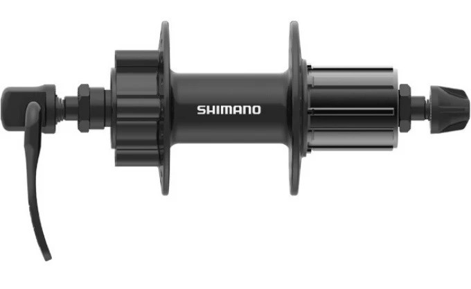 Втулка задняя Shimano TX506, 32 отв, 8/9/10ск, под диск 6-болт, QR:170мм, old:135мм, черный - фото 1 - id-p209804256