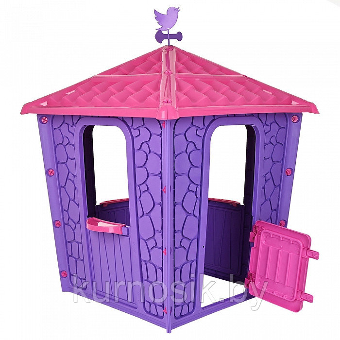 Детский игровой дом Pilsan Stone House Purple/Фиолетовый - фото 1 - id-p209805453