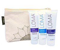 Дорожный набор для светлых волос TRAVEL KIT VIOLET: Шампунь, 88мл + Кондиционер, 88мл + Разглаживающий крем