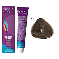 Крем-краска для волос Crema Colore 6.0 Intense Dark Blonde, 100мл (Fanola)