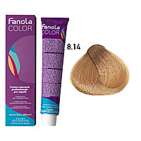 Крем-краска для волос Crema Colore 8.14 Cacao, 100мл (Fanola)