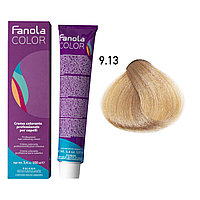 Крем-краска для волос Crema Colore 9.13 Warm very light blonde, 100мл (Fanola)