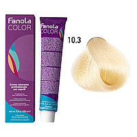 Крем-краска для волос Crema Colore 10.3 Blonde platinum golden, 100мл (Fanola)