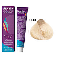 Крем-краска для волос Crema Colore 11.13 Superlight blonde platinum beige, 100мл (Fanola)