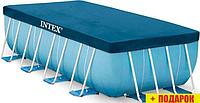 Аксессуары для бассейнов Intex Тент-чехол для каркасных бассейнов 400х200 см 28037