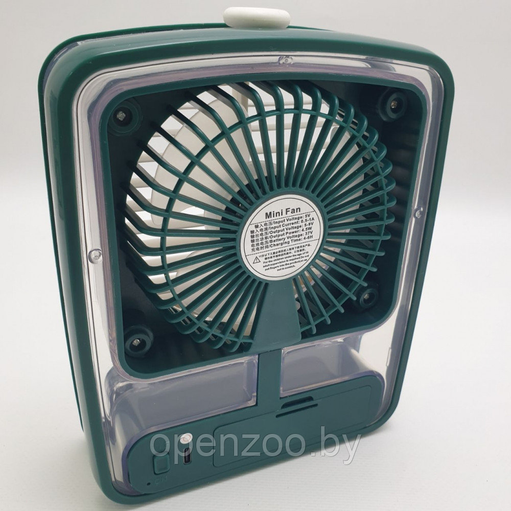 Настольный мини - вентилятор - увлажнитель Light air conditioning MINI FAN беспроводной / Кондиционер 2в1 - фото 3 - id-p207593256