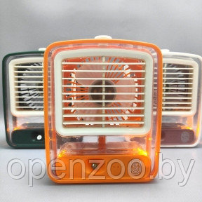 Настольный мини - вентилятор - увлажнитель Light air conditioning MINI FAN беспроводной / Кондиционер 2в1 - фото 1 - id-p207593258