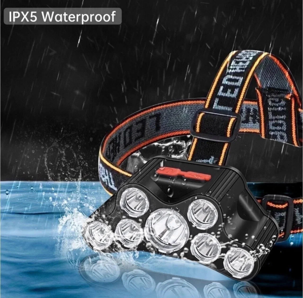 Налобный светодиодный фонарь Led Highlight USB Headlight F-T26 (4 режима работы) - фото 9 - id-p209827556