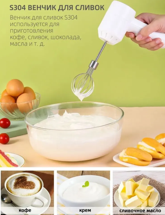 Беспроводной портативный миксер блендер - измельчитель 2 в 1 Wireless multi-function cooking machine (2 - фото 8 - id-p209827557