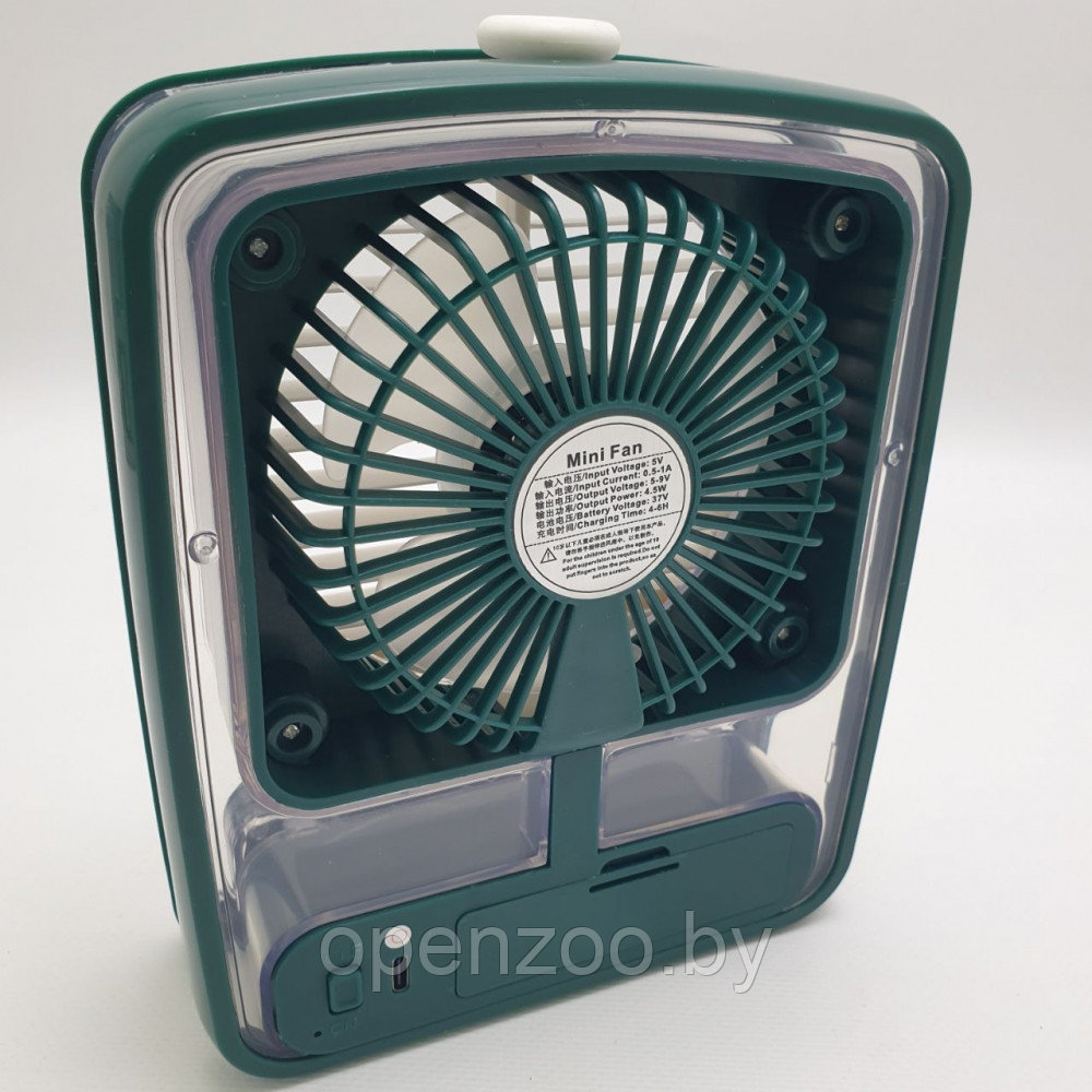 Настольный мини - вентилятор - увлажнитель Light air conditioning MINI FAN беспроводной / Кондиционер 2в1 - фото 3 - id-p207593314