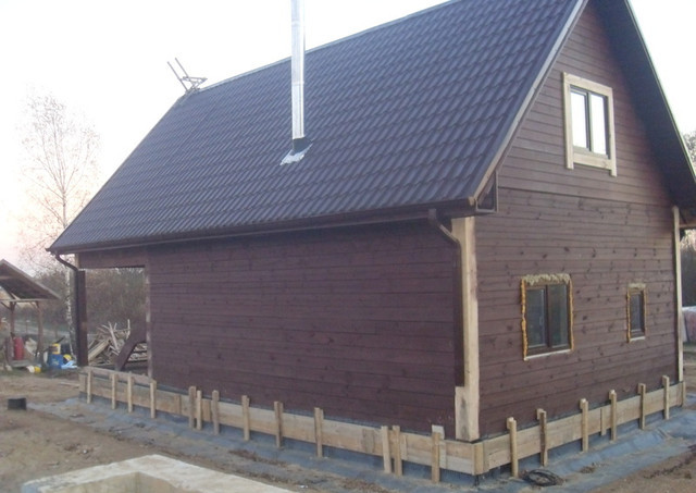 Замена фундамента деревянного дома - фото 6 - id-p184414148
