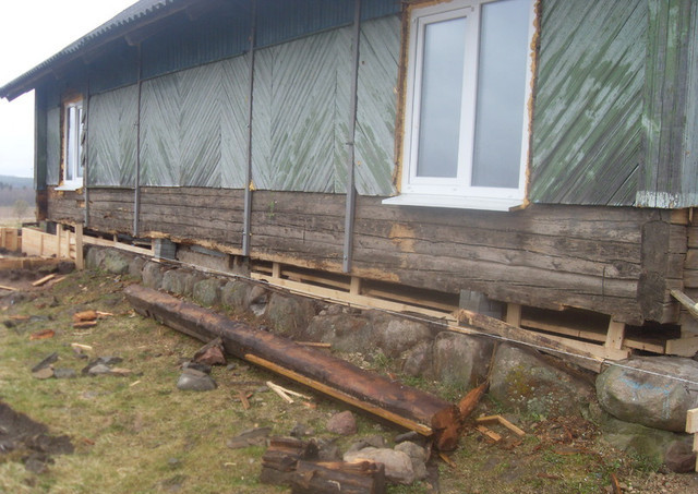 Замена фундамента деревянного дома - фото 7 - id-p184414148