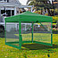 Тент-шатер быстро сборный Helex 4351 3x3х3м полиэстер зеленый, фото 7