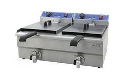 Фритюрница AIRHOT EF16+16 (с краном)