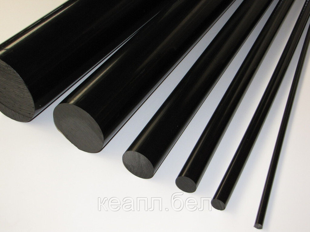 Полиацеталь черный стержень Ф 8 мм ПОМ-С (L=1000 мм, ~0,1 кг) г.Клин (шт) - фото 2 - id-p209866494