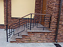 Поручни из металла, сварные, из профильной трубы, на улицу, фото 10