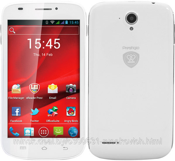 Дисплейный модуль PRESTIGIO PAP 5000 черный/белый (оригинал)
