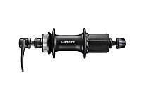 Втулка задняя Shimano RS300, 36 отв, 8/9/10ск, QR:163мм, old:130мм, черный