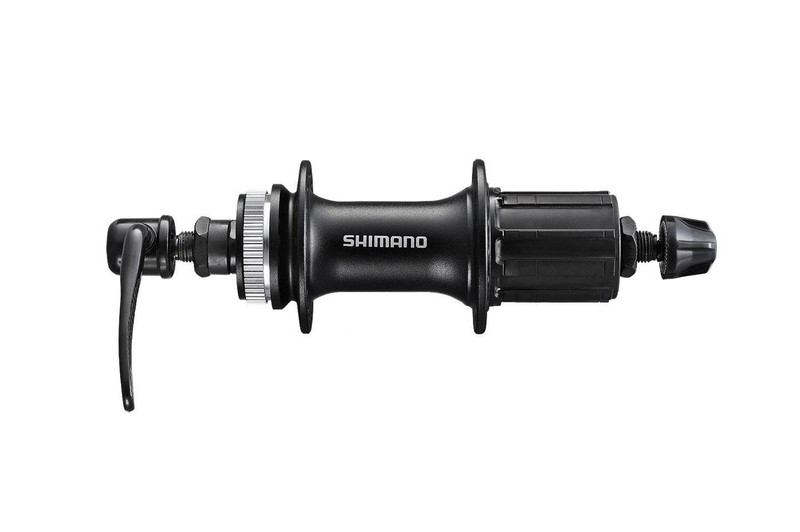 Втулка задняя Shimano RS300, 36 отв, 8/9/10ск, QR:163мм, old:130мм, черный - фото 1 - id-p209889284