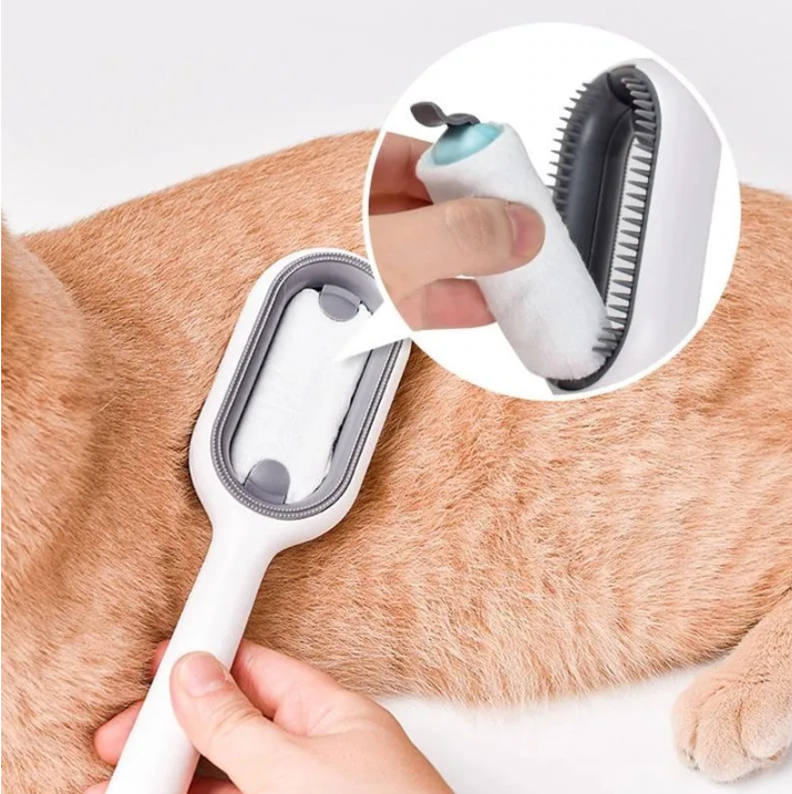 SPA расческа для кошек и собак Pet cleaning hair removal comb 3 в 1 (чистка, расческа, массаж) - фото 7 - id-p209892517