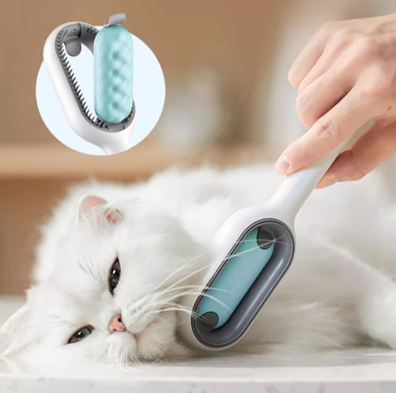 SPA расческа для кошек и собак Pet cleaning hair removal comb 3 в 1 (чистка, расческа, массаж)