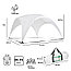 Палатка-шатер Green Glade 1260 4,5х4,5х2,65/2м полиэстер, фото 4