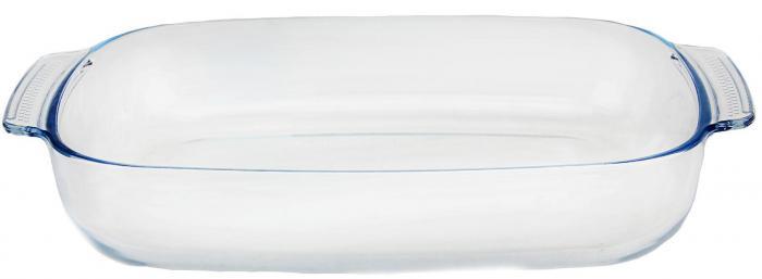 Стеклянное блюдо посуда для выпечки VS29 прямоугольная форма для запекания в духовке - фото 1 - id-p209252586