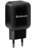 Зарядное устройство Defender EPA-13 2xUSB Black 83840