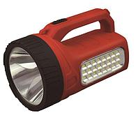 Фонарь-прожектор на аккумуляторе Ручной переносной светодиодный фонарик светильник СПУТНИК AFP954-3W