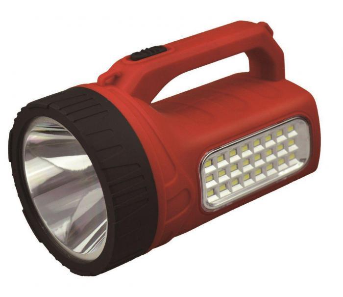 Фонарь-прожектор на аккумуляторе Ручной переносной светодиодный фонарик светильник СПУТНИК AFP954-3W - фото 1 - id-p209508004