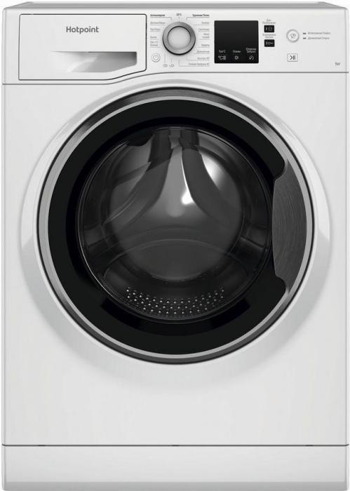 Стиральная машина суперузкая HOTPOINT NUS 5015 S RU, с фронтальной загрузкой, 5кг, 1200об/мин