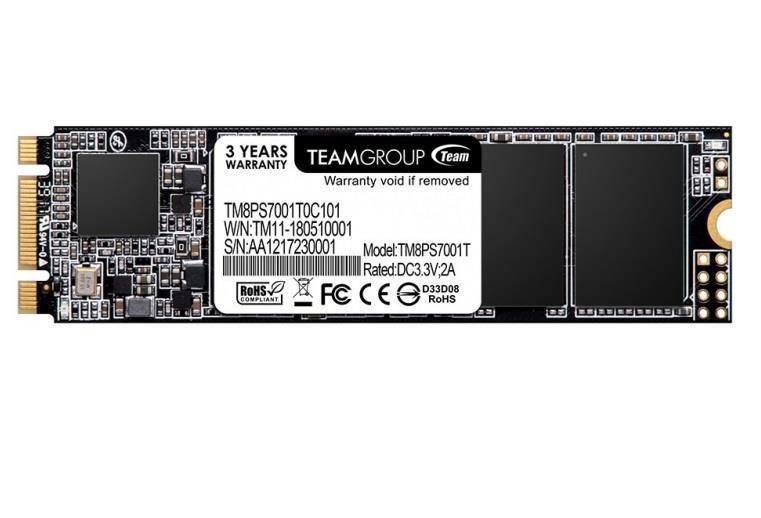 SSD жесткий диск M.2 2280 256GB TM8PS7256G0C101 TEAMGROUP - фото 1 - id-p209896575