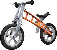 Беговел FirstBIKE Street с тормозом (оранжевый)