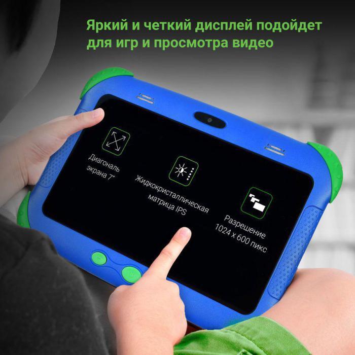 Детский планшет Digma CITI Kids 7", 2GB, 32GB, 3G, Wi-Fi, Android 9.0 синий [cs7216mg] - фото 5 - id-p209826341