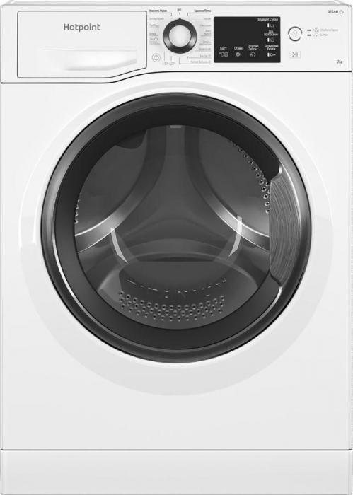 Стиральная машина HOTPOINT NSB 7225 S V RU, с фронтальной загрузкой, с паром, 7кг, 1200об/мин