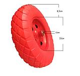 LWI Колесо PU 4.80/4.00х80 бескамерное D16(втулка12), арт. LWI39-12ПУ, фото 2