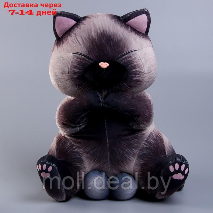 Мягкая игрушка "Кот", 40 см, цвет серый - фото 2 - id-p209759846