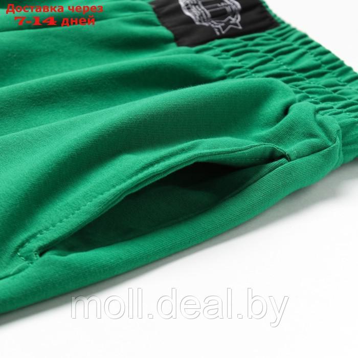 Шорты женские, цвет тёмно-зелёный, размер 42 (S) - фото 4 - id-p209757814