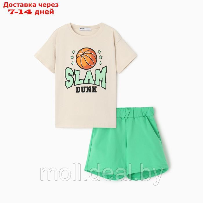 Костюм детский (футболка, шорты) KAFTAN "Basketball", р. 32 (110-116 см) - фото 8 - id-p209817041