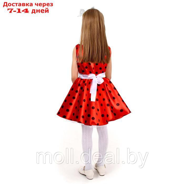 Карнавальный костюм Стиляги1"платье красное в черный горох,повязка р-р 34 рост134 - фото 2 - id-p209815063