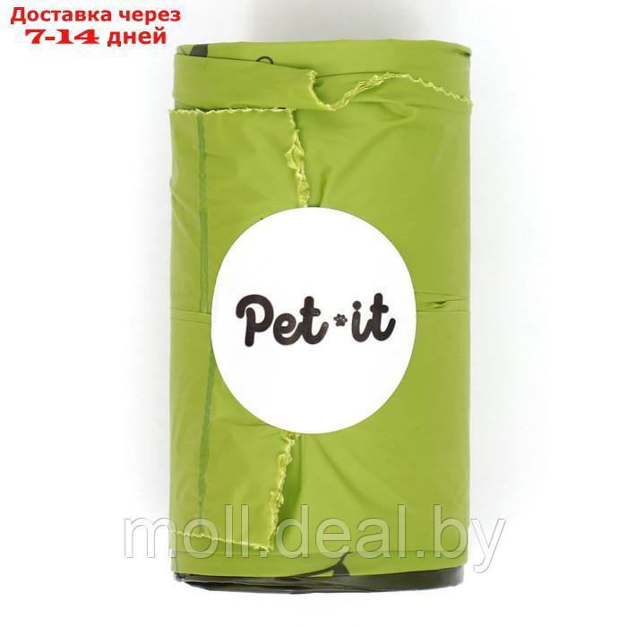 Pet-it пакеты для выгула собак Compostable, 12+11x36, 4 рул. по 15 шт. - фото 5 - id-p209823043