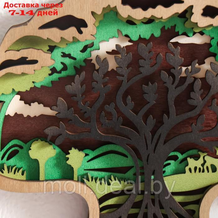 Панно интерьерное дерево "Древо жизни" 13,8х17,4 см - фото 3 - id-p209814105