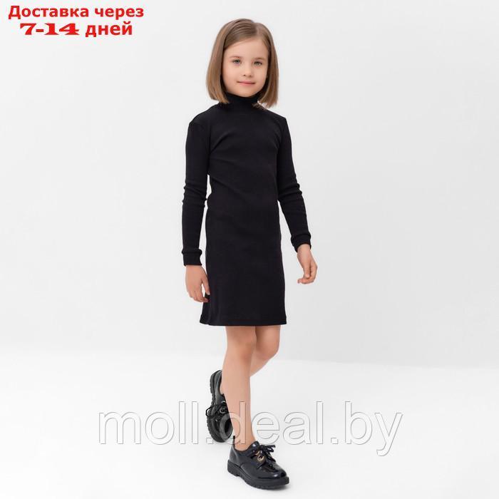 Платье для девочки MINAKU цвет чёрный, рост 110 см - фото 2 - id-p209760918
