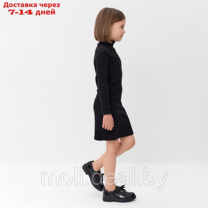 Платье для девочки MINAKU цвет чёрный, рост 110 см - фото 3 - id-p209760918