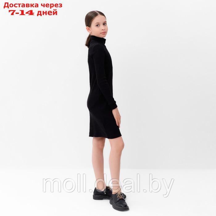 Платье для девочки MINAKU цвет чёрный, рост 140 см - фото 4 - id-p209760919