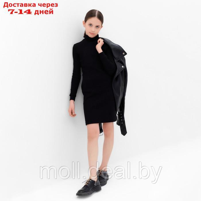 Платье для девочки MINAKU цвет чёрный, рост 140 см - фото 7 - id-p209760919