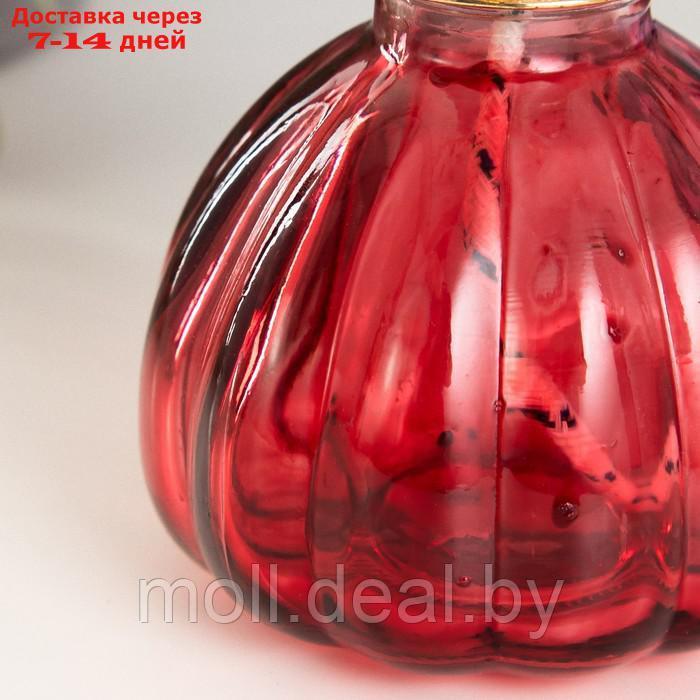 Керосиновая лампа декоративная "Алладин" красный 8*8*20 см - фото 2 - id-p209758954