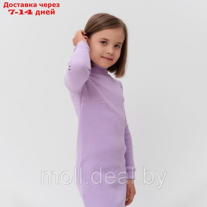 Платье для девочки MINAKU цвет лиловый, рост 122 см - фото 4 - id-p209760978